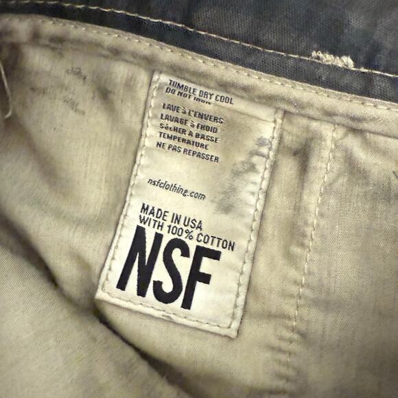 Y2K Vintage NSF | Distressed Glen Plaid Slim Pleated Front Ankle Length Pants 8 - Picture 7 of 8